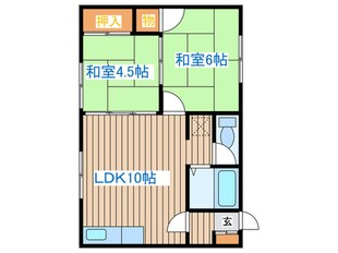 セントラル９５Ｄの物件間取画像